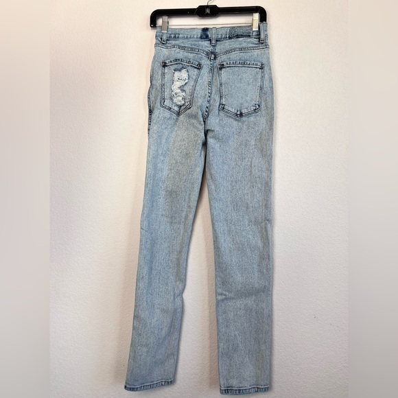 Revice High Rise Acid Wash Lightly Distressed  Slim Skinny Jeans Size 28 - Picture 4 of 11